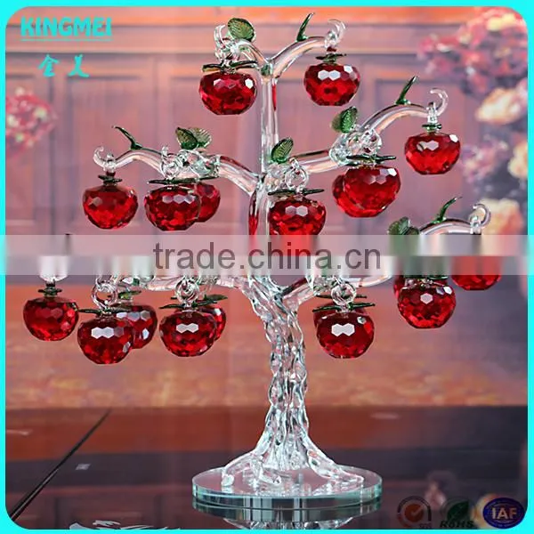 Business Gifts K9 Crystal Gold Ingot Tree for Christmas Decor photo-6