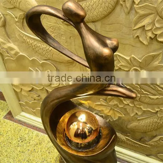 Supplying Resin Crafts Outdoor Water Fountains Courtyard Indoor Water Fountain photo-2
