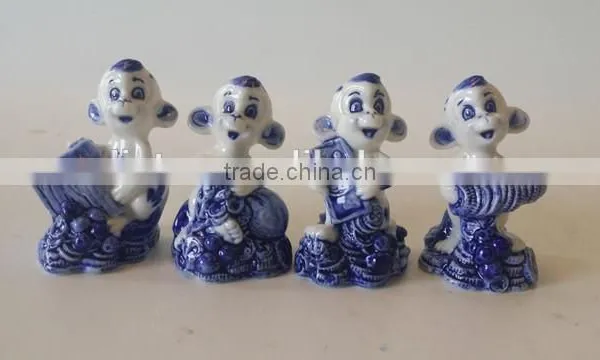 Ceramic Monkey Figurine for Decoration photo-4