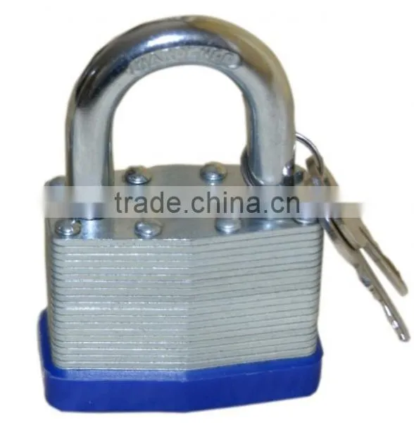Keyed Alike and Master Key Laminated Aluminum Padlock With Brass Keys or Steel Keys photo-5