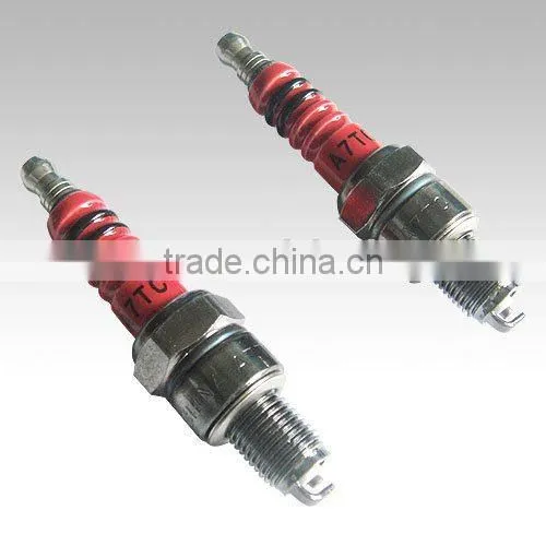 Red Ceramic Spark Plug