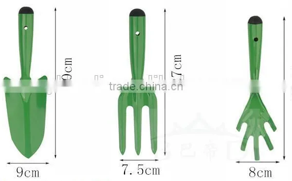 3 Pcs High Quality Steel Garden Tool Mini Set photo-2