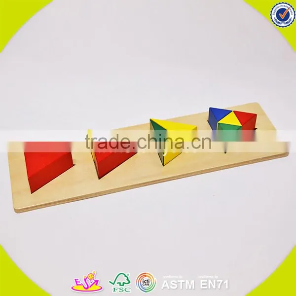 2017 New Design Toddlers Preschool Wooden Montessori Teaching Materials W12F006 photo-4