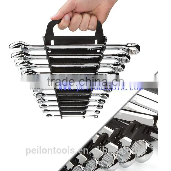 Carbon Steel 9 Pieces Set Combination Wrench Set (1/4-3/4 Inch.) photo-2