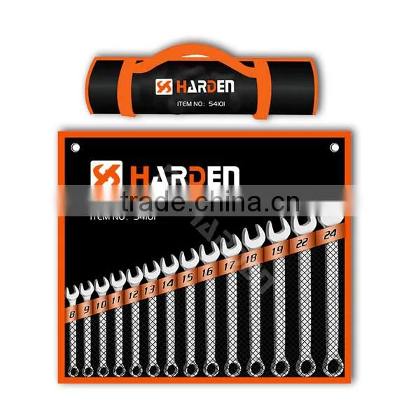 2016 Hot Sale Chrome Vanadium 14 Pcs Gear Wrench photo-2