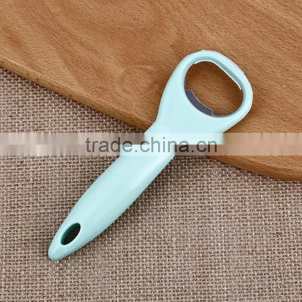 Factory Wholesale Simple Design Cheap Promotion PP Handle Stainless Steel Beer Bottle Opener photo-4