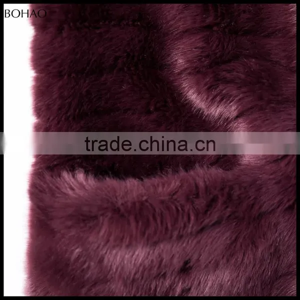 New Color Long Pattern Special Fabric Style Fake Fur Coat Ladies photo-5