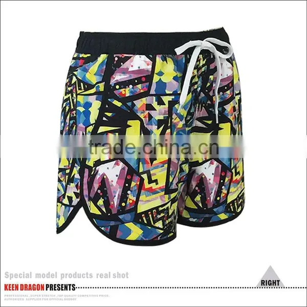 New Style 100% Polyester Custom Logo Swim Shorts Men photo-4