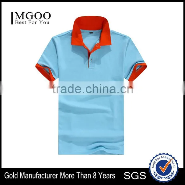 MGOO High Quality Dri Fit Polo Wholesale Custom Dye Sublimation Polo Shirts Short Sleeve Polo Shirts For Men photo-2