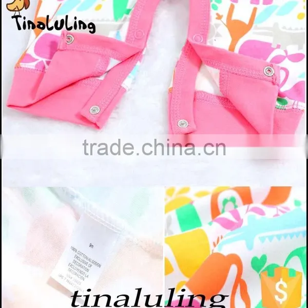 New Arrival Infant Baby Girls Elephant Animal Rompers Baby Bodysuits Girls Romper photo-5