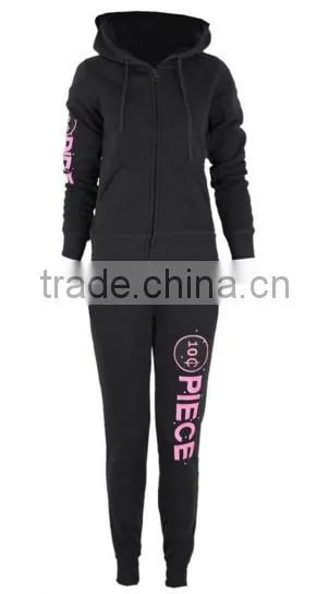 Women's Sporty Embellished Two Piece Active Set With Zip Up Jacket photo-4