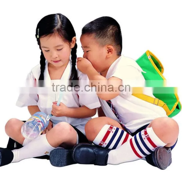Juqian Primary Kid School Uniforms Design With Pictures Short Sleeve Shirt photo-6