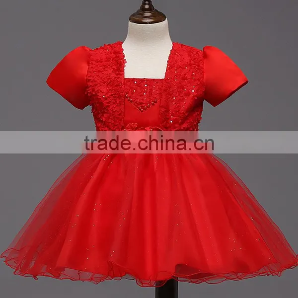 New Kids Girls Birthday Girl Dress Cute Sequin Sleeveless Vest Princess Lace Dress 11 Color Baby Dresses For Girls Vestido photo-4
