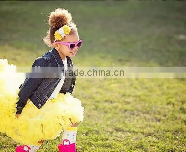 2016 Multi Color Fluffy Chiffon Casual Pettiskirt for Dance Girls photo-5