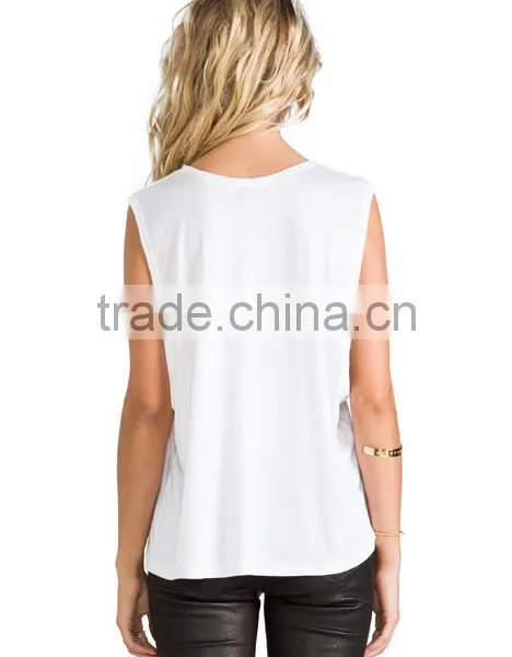 Women Plain Tank Tops photo-3