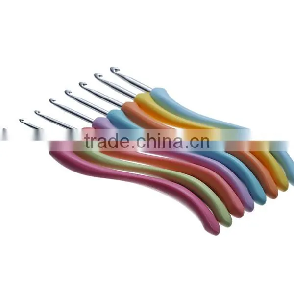 High Quality At Random 16.5cm Plastic Aluminum Crochet Hooks photo-2