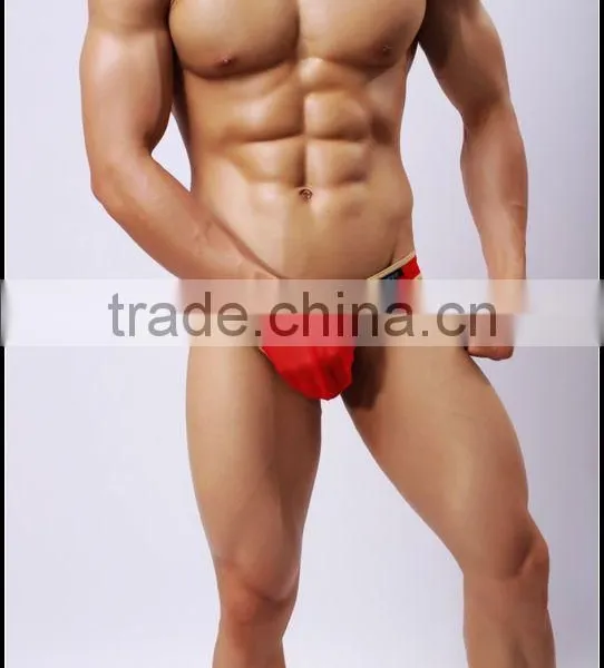 Gauze Men Underwear in Thongs Jock Strap Photo of Transparent Gauze Mens Sexy Underwear Thongs G-string photo-5