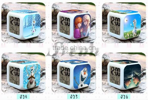 2015 Calendar LED Digital Clock Desktop Alarm Clock Carpet Alarm Clock photo-5