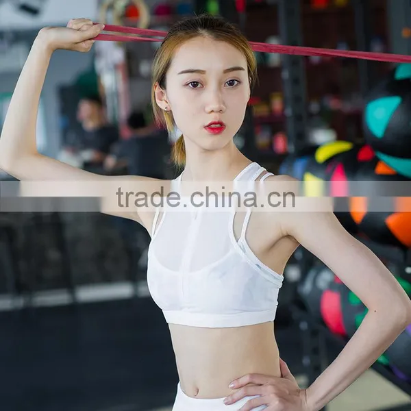 Fitness Jogging Gym Racerback Running Vest Bra photo-3