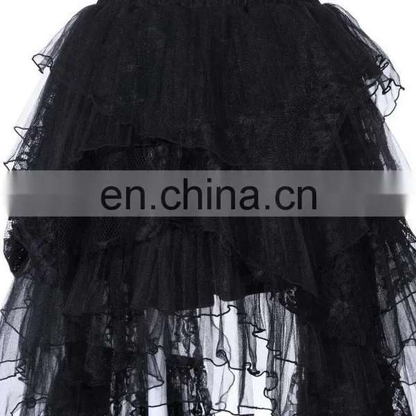 Gothic Laces and Frills Layered Skirt photo-3