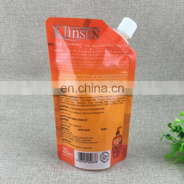 China Factory Wholesale Customized Novelly Retort Stand up Pouch With Spout For Wine/Juice Packaging photo-4