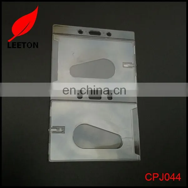Factory Supply Custom Horizontal PVC Rigid Badge Holder photo-4