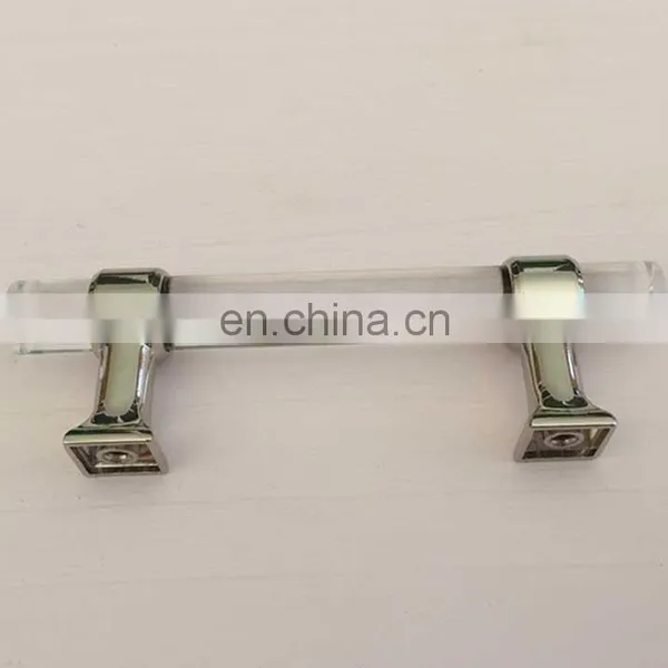 5" Lucite Acrylic Modern Cabinet Handle Pull Furniture Door T Bar Knobs and Pull Handles Golden ,acrylic Handle photo-6