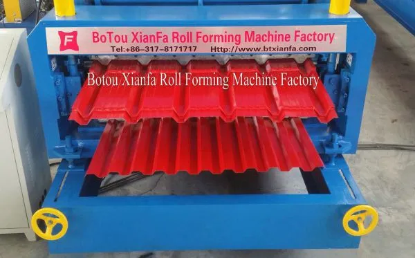 Double Layer Roof Sheet Roll Forming Machine photo-3