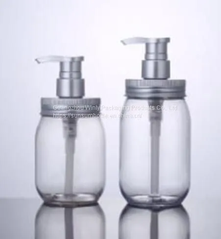 New Mold 450ml 700ml Plastic Pet Lotion Bottle for Shampoo