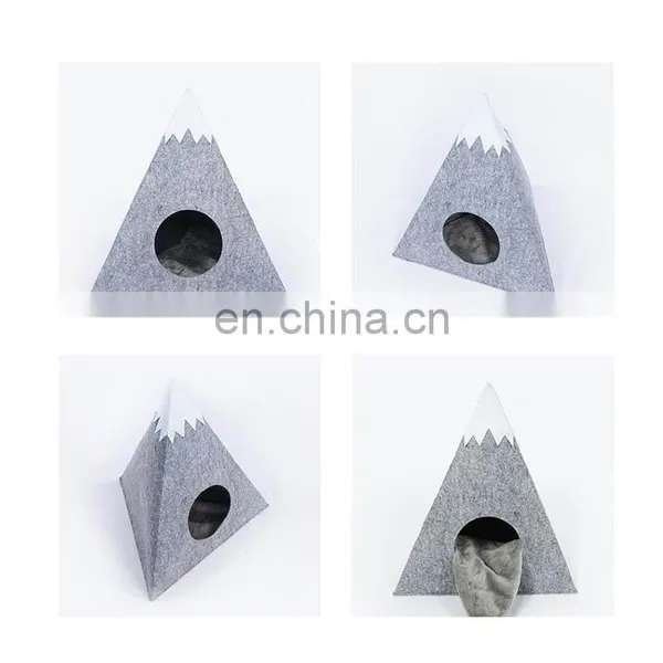 Felt Cat Bed and Felt Cat House photo-6