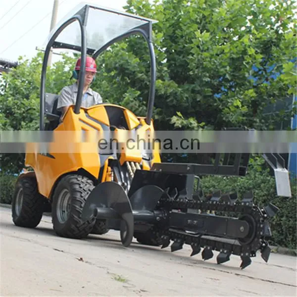 HYSOON Hy200 Mini Garden Tractor Loader With Grapple photo-2