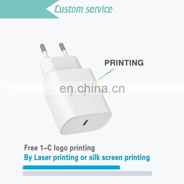 2020 New Product Pd Charger Amazon Top Seller Shenzhen Wholesale Power Banks Mobile Phone Adapters For Iphone 12 20W Pd Charger photo-2