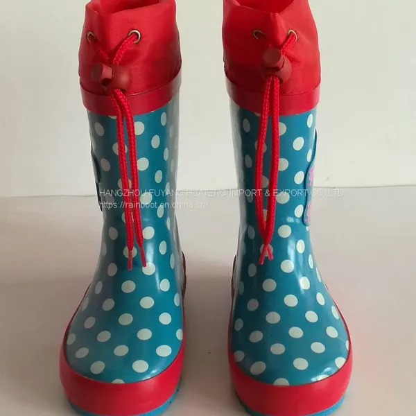 Colourful Printing Rubber Boots,Multicolour Children Boots,Popular Kid Rubber Boot,Rain Boots, Child Rubber Boot,Cheap Kid′s Rubber Boots photo-4