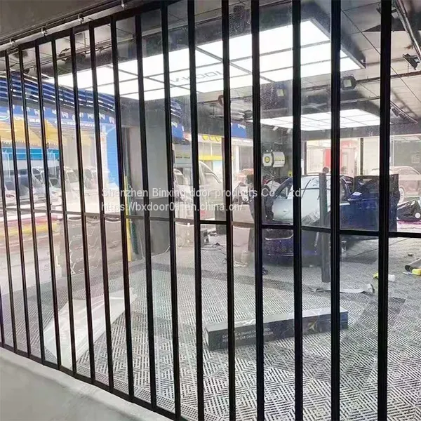 Arc Folding Sliding Door Aluminum Alloy Accordion Door