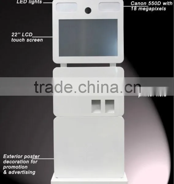 22inch Free Standing Photo Printing Photo Booth Kiosk Digital Photo Printing Kiosk photo-3