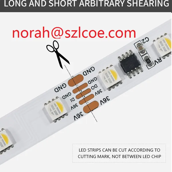 Pixel New 36V RGBW Ucs2904 Led 30m Flex Strip Light photo-5