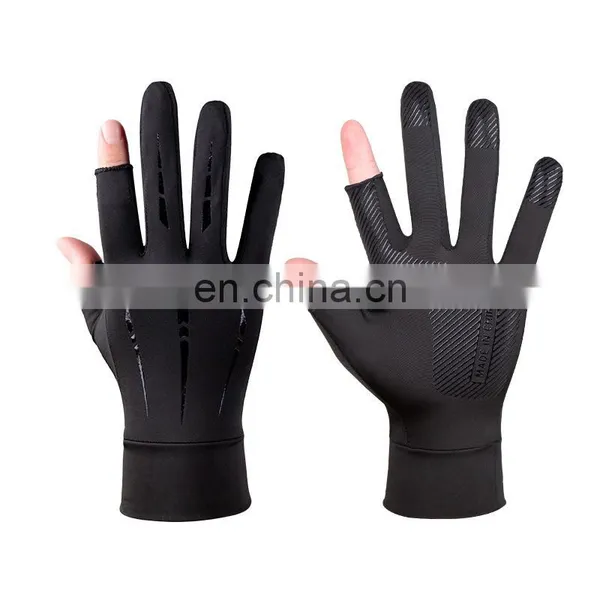 New Cycling Ice Silk Sunscreen Outdoor Half Finger The Other Sports Driving Cycling Fishing Gloves photo-4