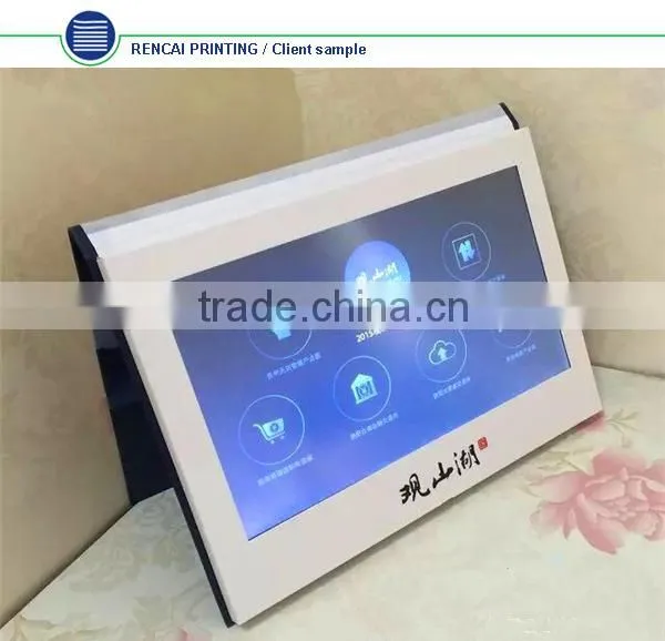 2016 China New Business Gift Paper Crafts Video Greeting Card photo-2