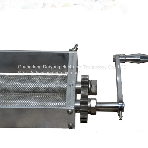 DY-888 Hand-operated Roller-Type Stainless Steel Gear Grain Grinder - Household Corn Crusher - Small Machine photo-4