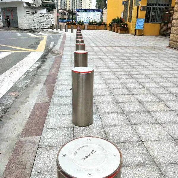 UPARK Reliable Factory Fixed Bollard Without Led Light for School Street Parking Lot photo-4