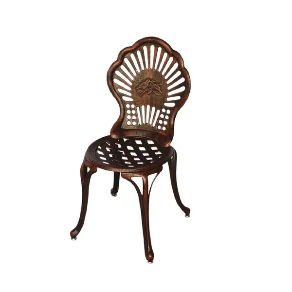 Garden Outdoor Round Table Cast Iron Aluminium Dining Coffee Tables Waterproof Sturdy Durable Balcony Patio Furniture Bistro Sets photo-3