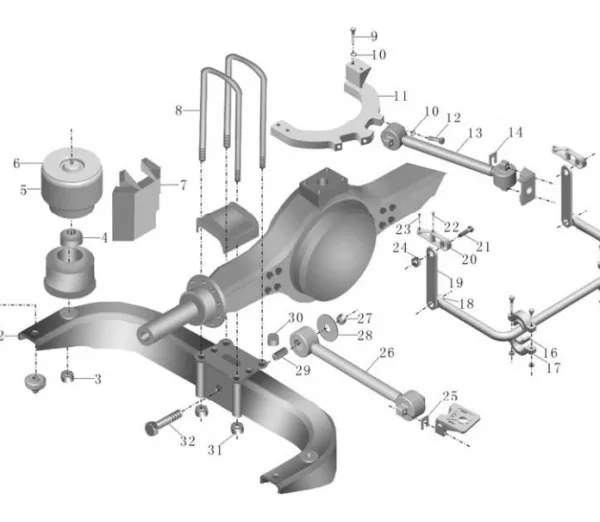 Steering System Original 3412-00319 Original Steering Damper China Bus Parts photo-4