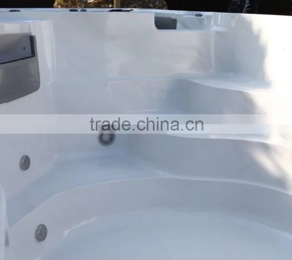 High Quality Hot Sale Balboa Control System Freestanding Acrylic Large Whirlpool Outdoor Swimming Pool Massage Used Swim Spa photo-3
