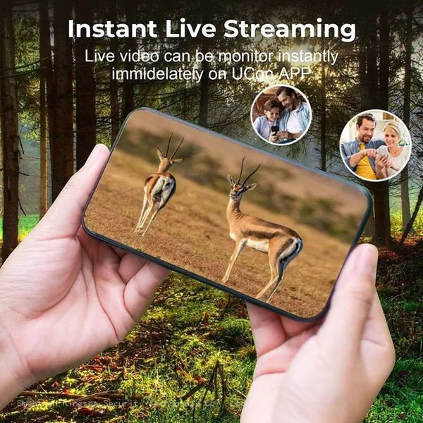 Ringsee 4G Hunting Camera 4MP 1080P Animal Trap Camera Waterproof Night Vision Trail Hunting Camera With 7800mAh Battery photo-4