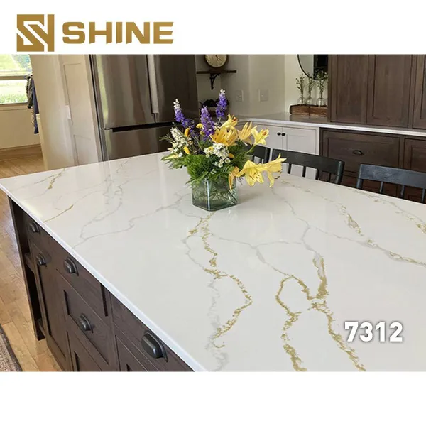 Modern Design Sintered Stone Kitchen Countertop Polished Artificial Quartz Natural Marble Rock Slab Widely Used photo-5