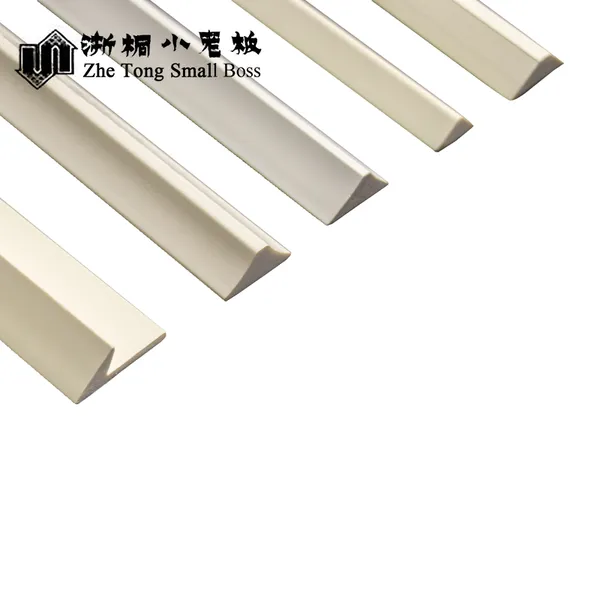 Zhe Tong Small Boss Pvc Foam Triangle Joint False Formwork Fillet Edge Profile Plastic Strip Chamfer for Concrete Wall photo-5