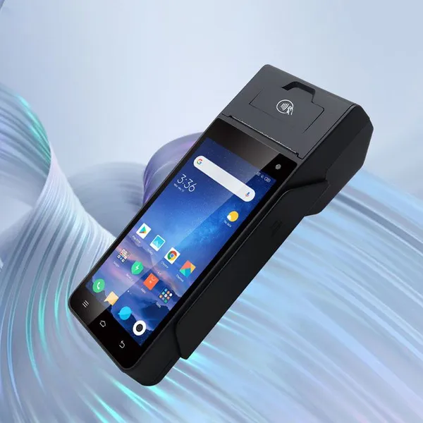 POS Android System ZONS and 58mm Thermal Printer 5.5’ Touch Screen. Handheld Point of Sale With NFC + Professional Barcode Scanner. 4G Network, photo-4