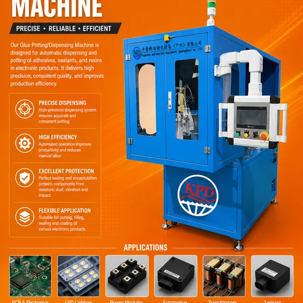 2 Part Epoxy Potting Machine for Solar Power Inverters Epoxy Filling Process photo-3