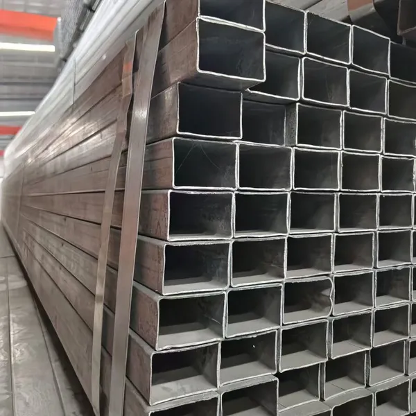 Manufacturer ASTM A53 Q195 Q235 40*40mm Black Carbon Galvanized Steel Square Pipe for Building photo-4