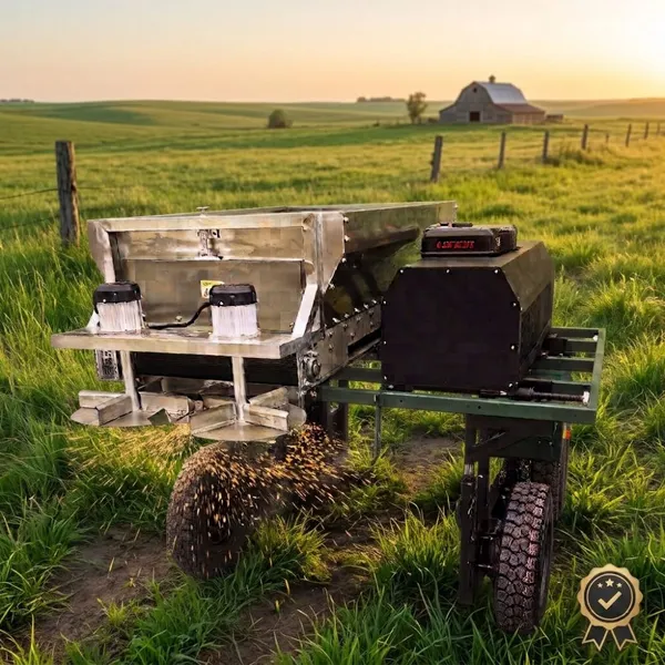 All Terrain Agricultural Spinner Spreader for Manure Fertilizer and Soil Amendment Application